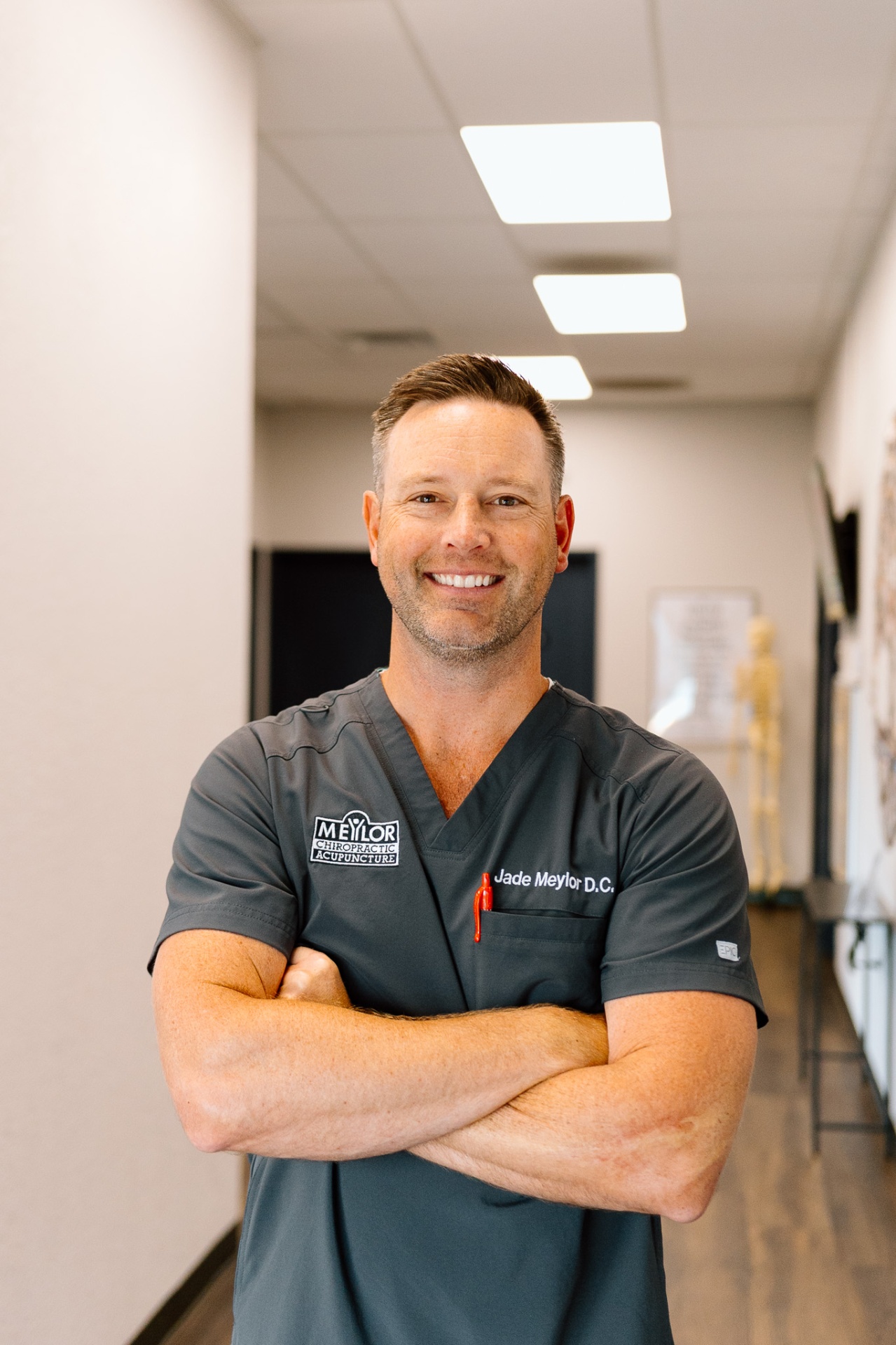 Dr. Jade Meylor Lenexa chiropractor providing expert spinal care and acupuncture treatment